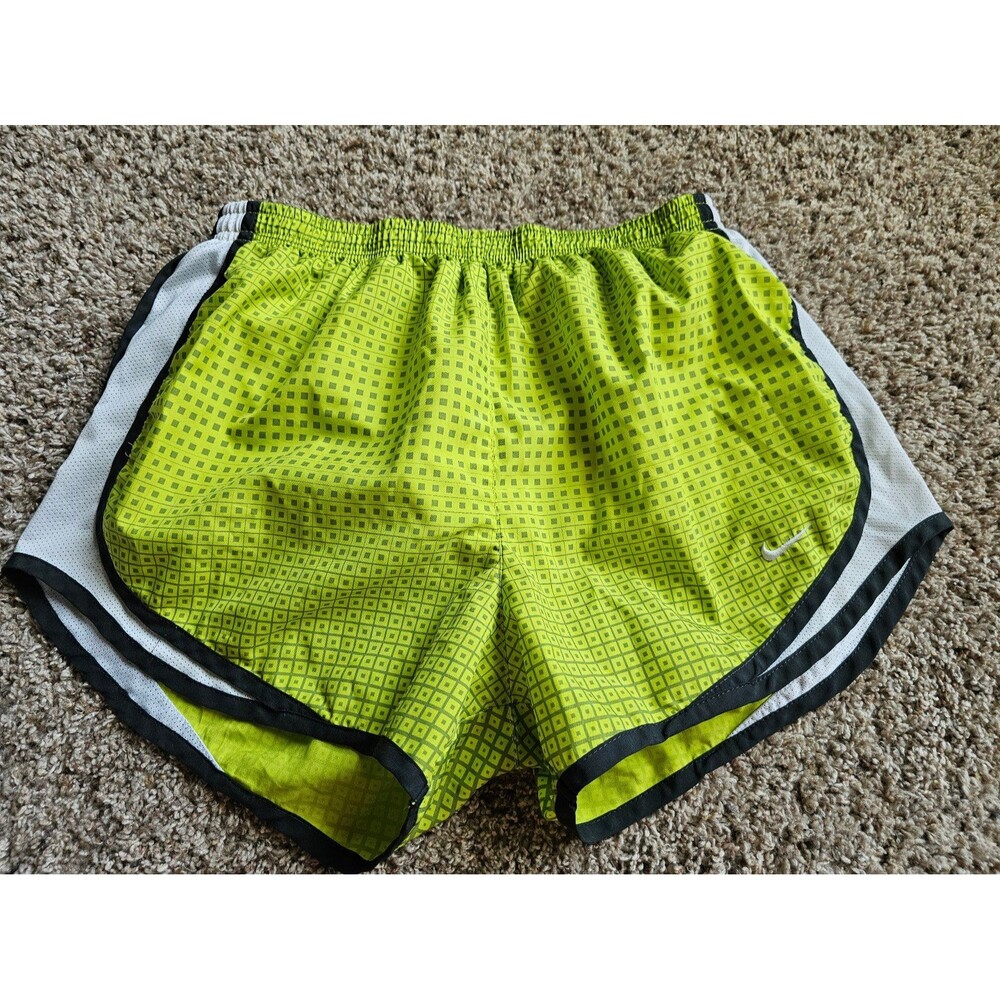 Women's Nike volt green dri-fit shorts size medium